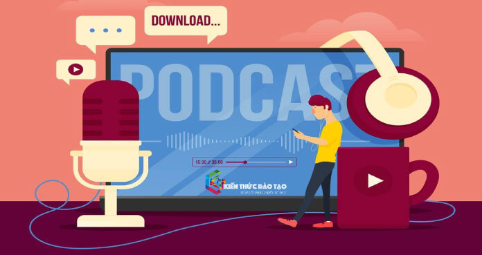 cách tải và nghe podcast